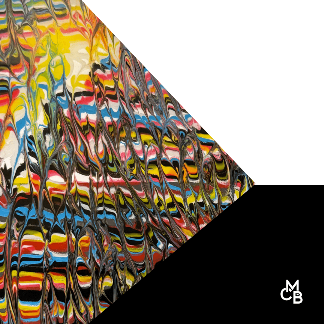 1/8" Peacock Paint Pour Cast Acrylic Sheets - Acrylic Sheets